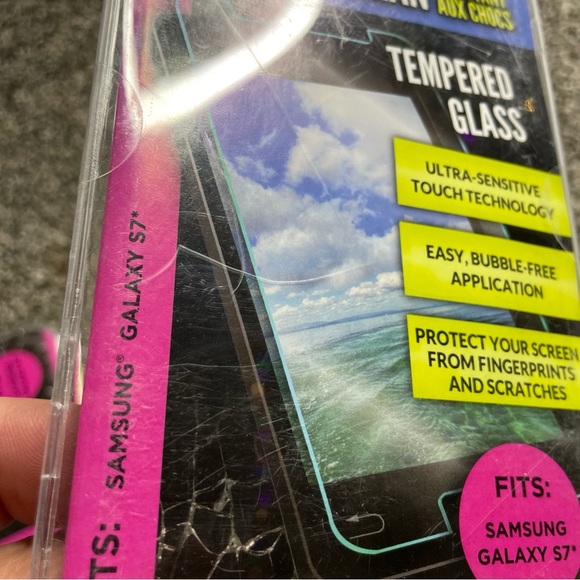 (2) Samsung Galaxy S7 Tempered Screen Guard Shatter Resistant Anti-Fingerprint - Picture 8 of 8
